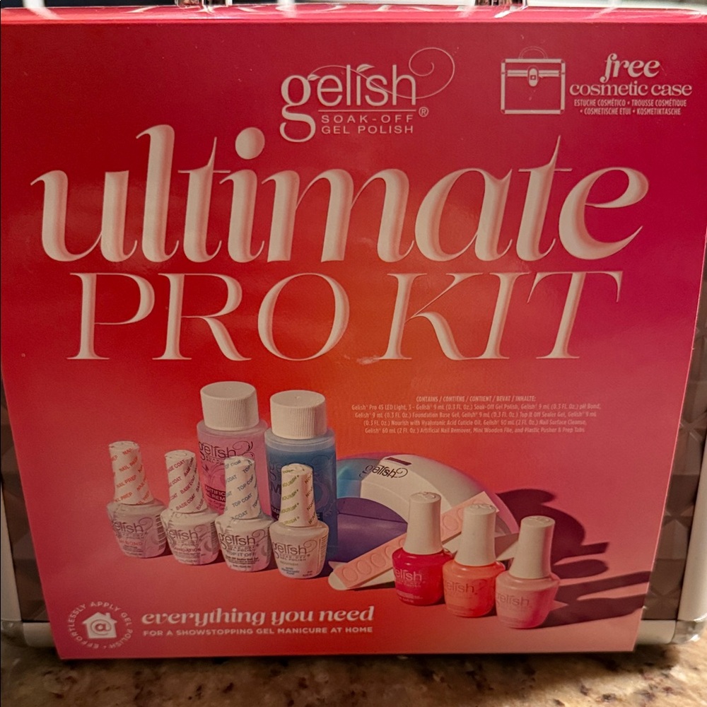 Gelish Gel Polish Ultimate Pro Kit - Brand New!